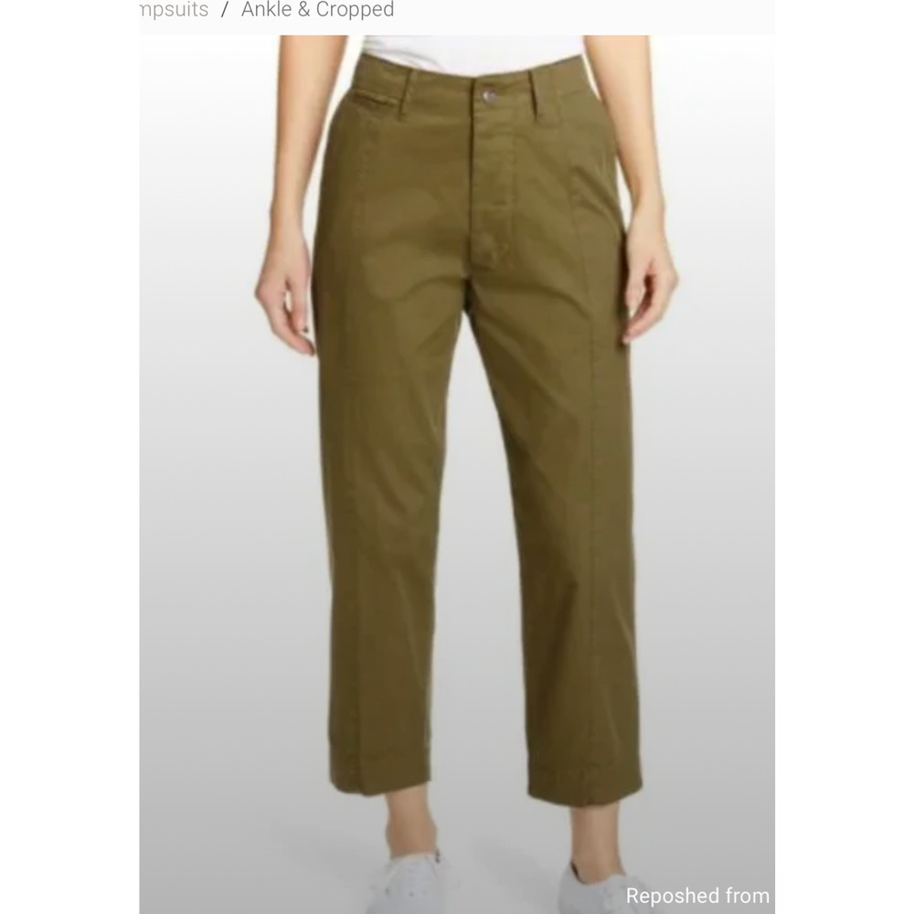 NEW~ Alex Mill Cropped Chino Casual Pants ~ 0